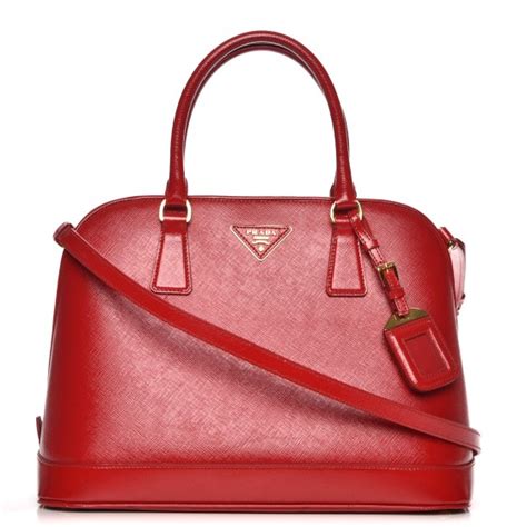 Borse Prada in Vernice Rosso 